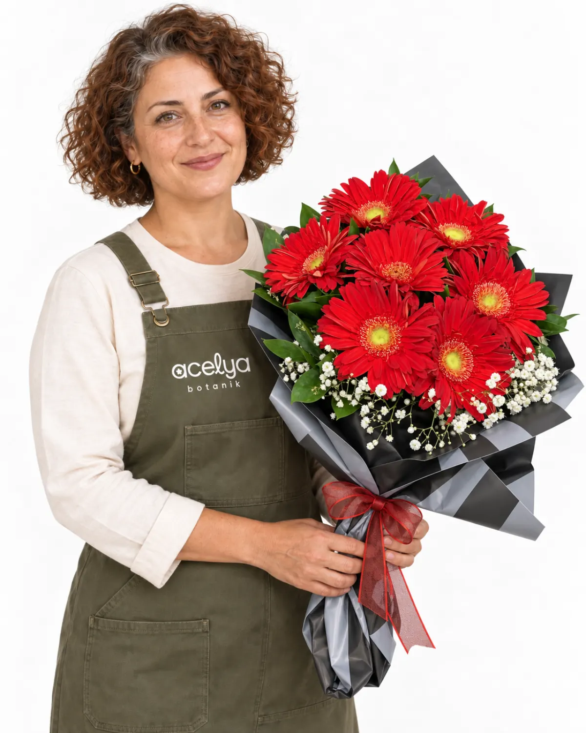 Kırmızı Gerbera Buketi 1