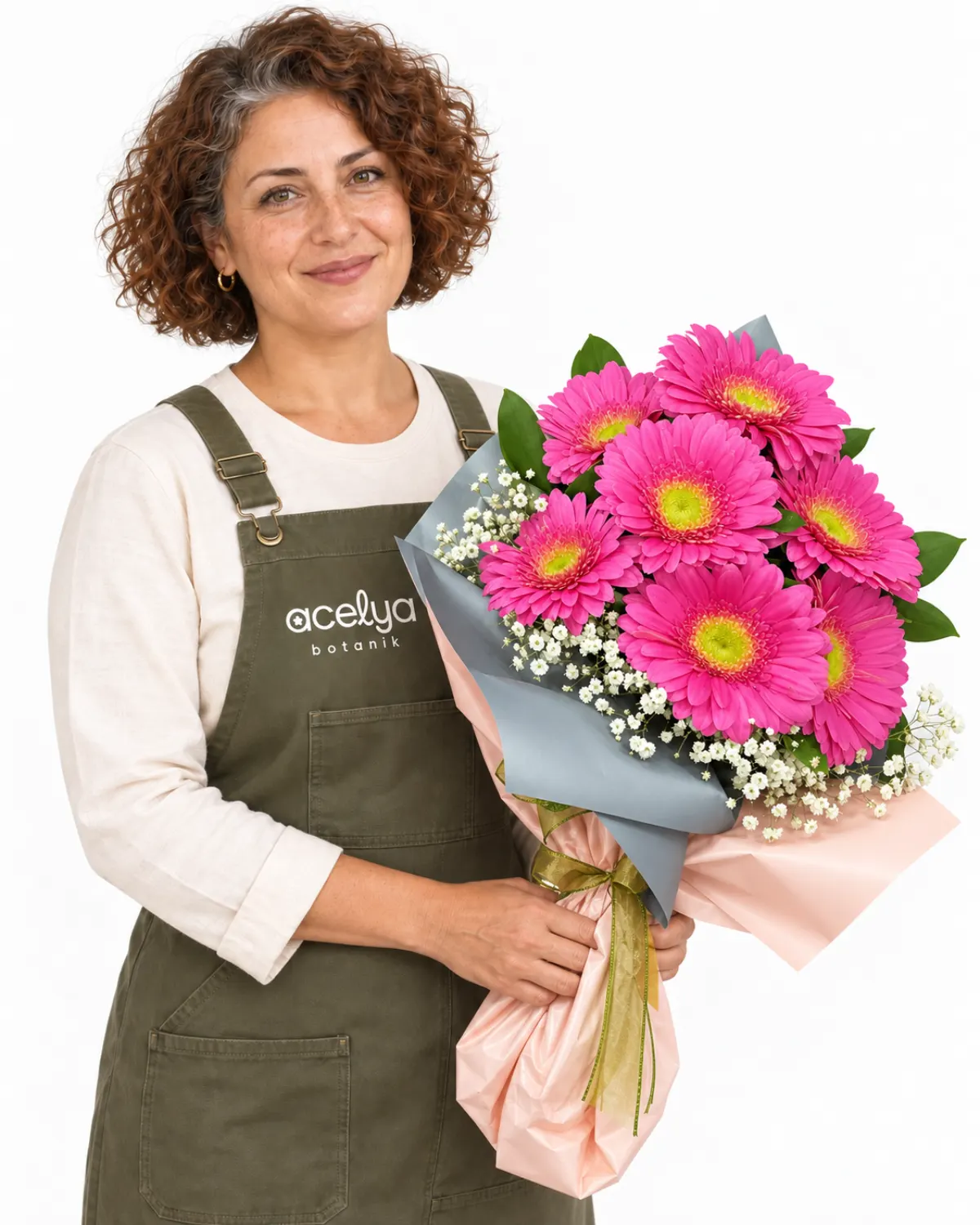 Pembe Gerbera Buketi 1