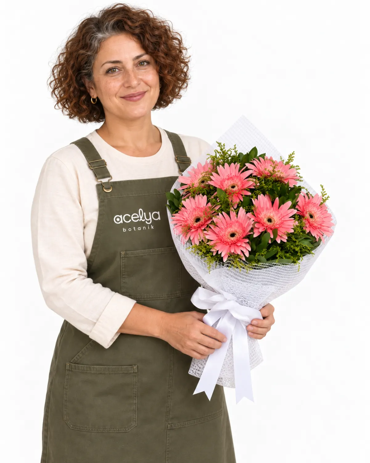 Pembe Gerbera Buketi 1