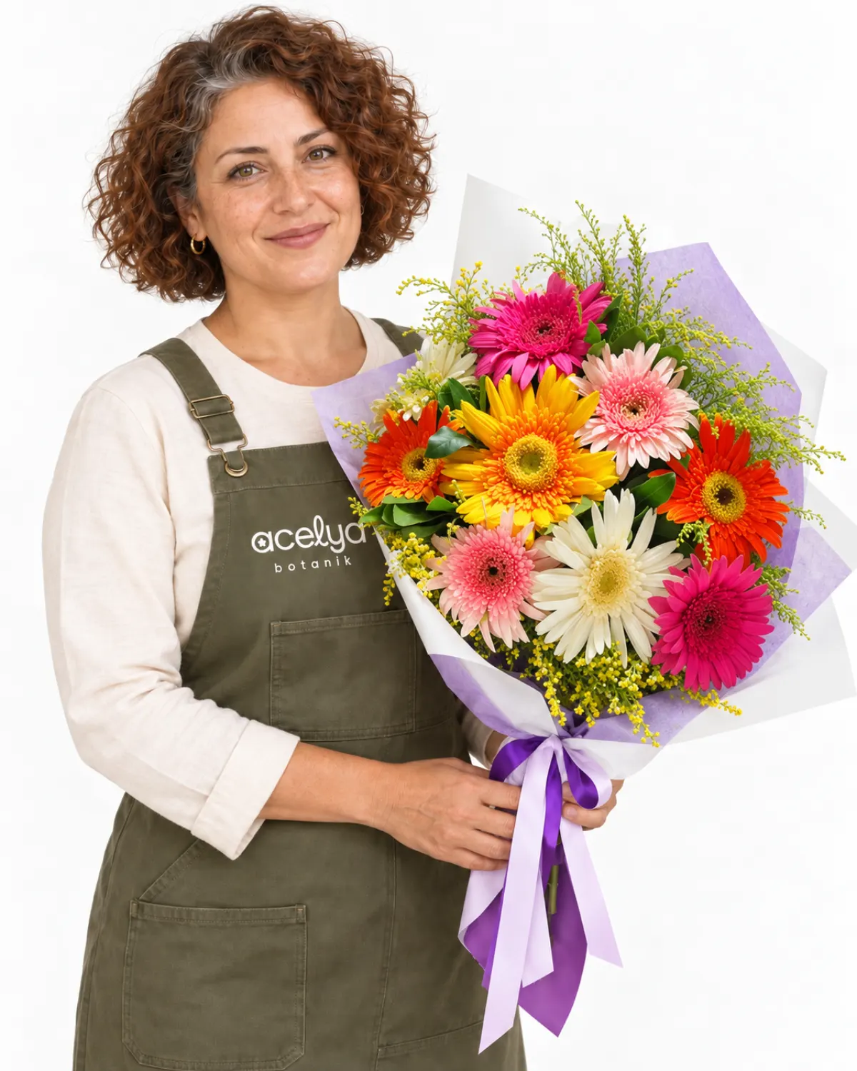 Renkli Gerbera Buketi 1